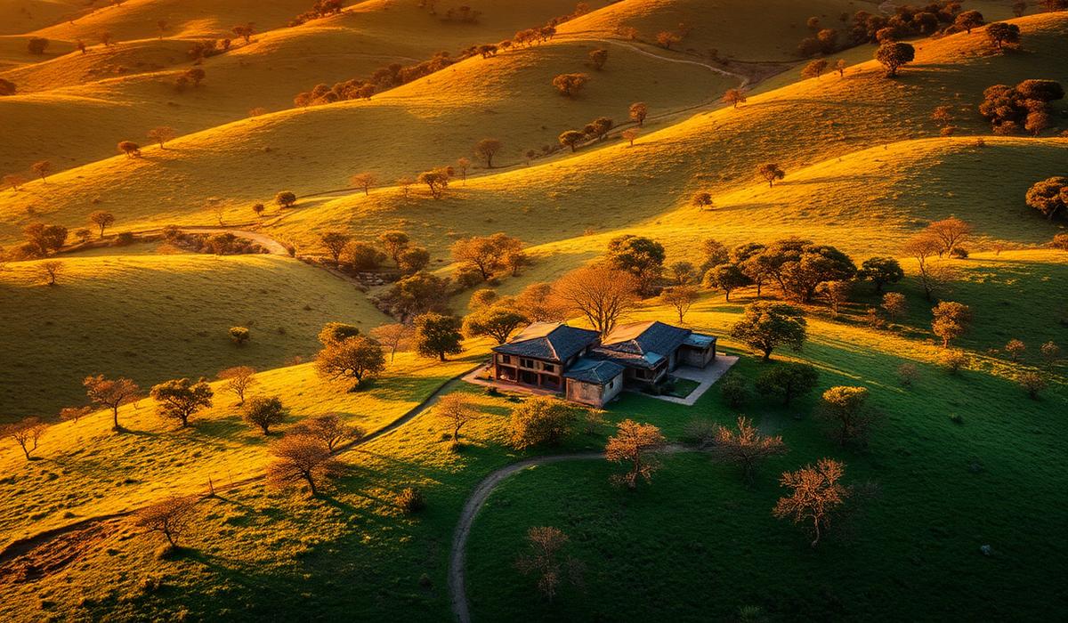 Aerial view of Lapalala Wilderness School